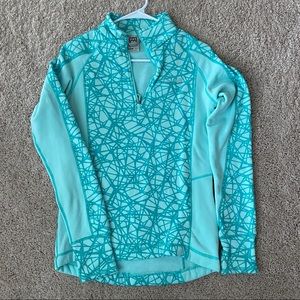 Aqua Quarter Zip